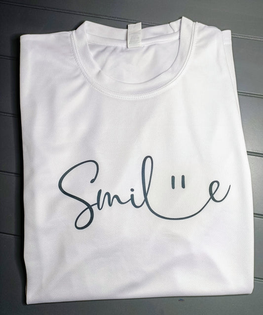 'Smile' sublimated t-shirt
