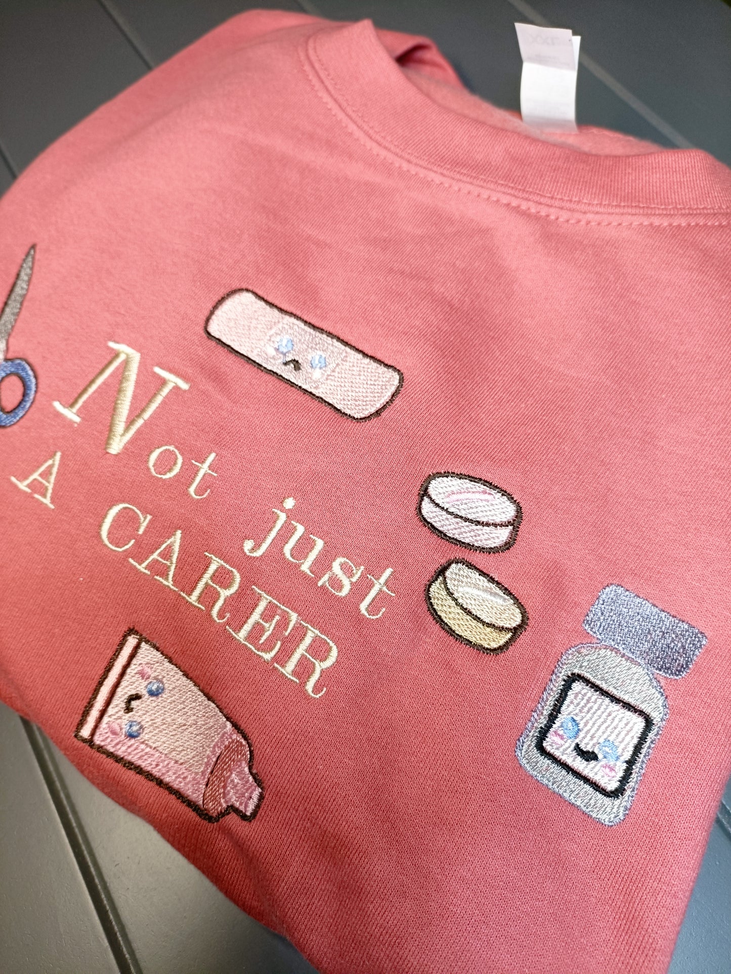 ' Not just a carer' sweater